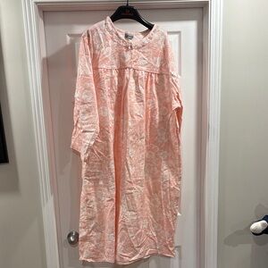 Pink Floral Long Sleeve Dress